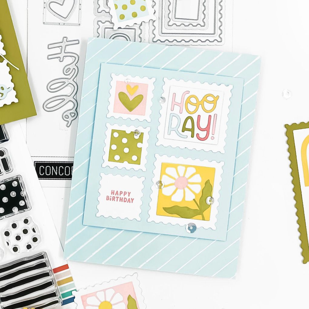 Concord & 9th Sending Joy Stamp and Die Bundle