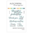 Alex Syberia Designs Abstract Background Stamp and Die Bundle