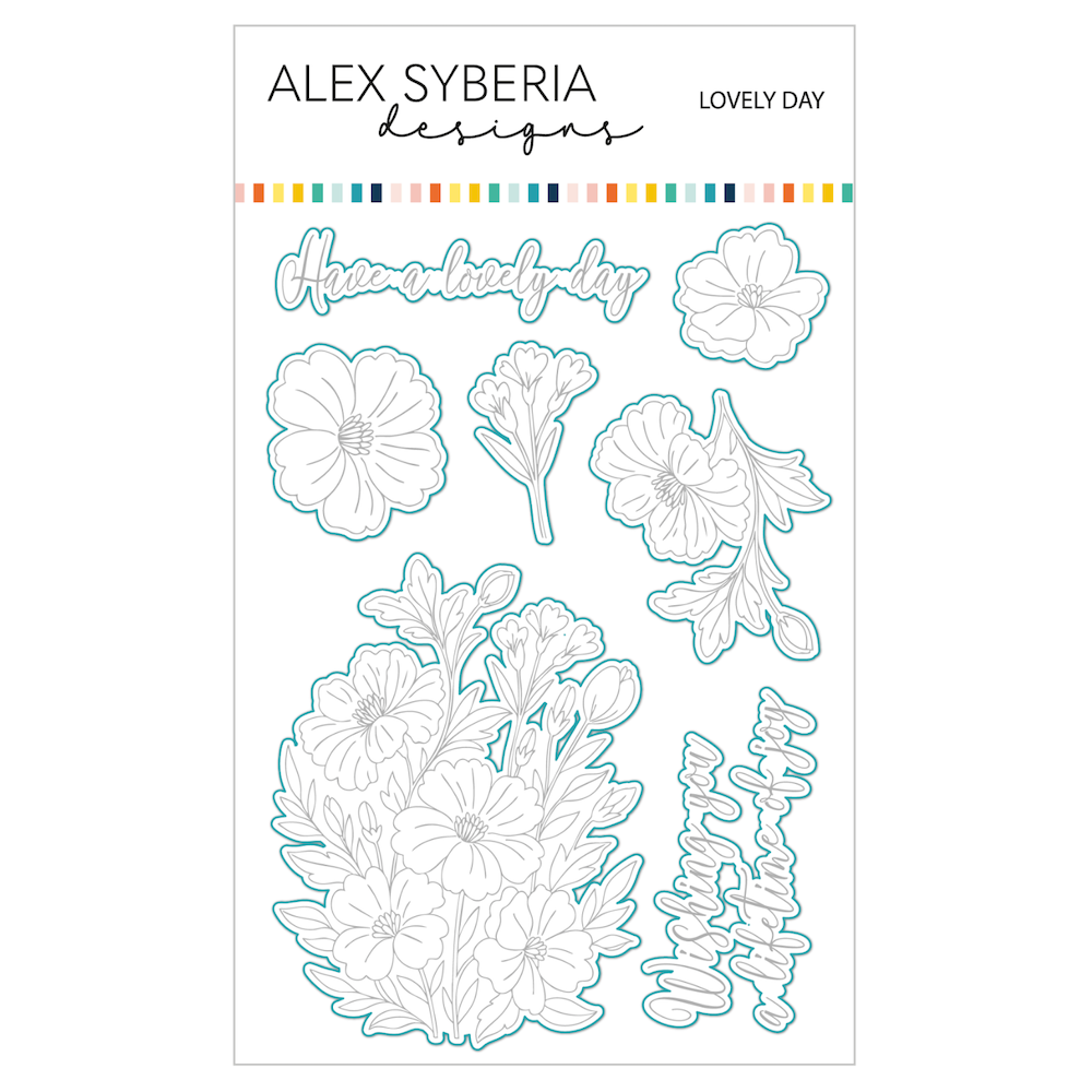 Alex Syberia Designs Lovely Day Stamp and Die Bundle