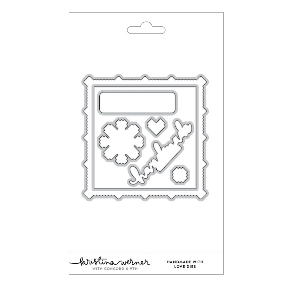 Concord & 9th Kristina Werner Handmade With Love Stamps and Dies Bundle