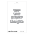 Concord & 9th Kristina Werner Thoughts and Prayers Stamps and Dies Bundle
