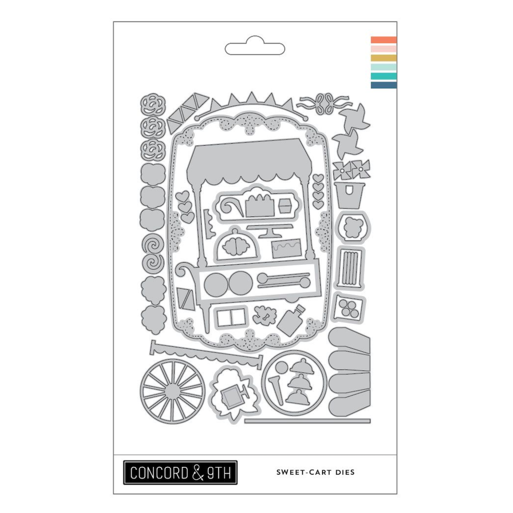 Concord & 9th Sweet-cart Stamps and Dies Bundle