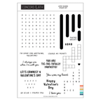 Concord & 9th Love Games Clear Stamp Set 12771