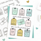 Concord & 9th Happy Mail Stamps Dies and Embossing Folder Bundle