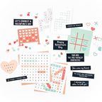 Concord & 9th Love Games Stamps and Dies Bundle