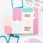 Alex Syberia Designs Love Tickets Clear Stamp Set asd-sta-218
