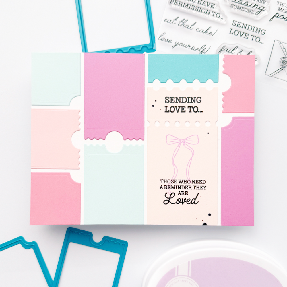 Alex Syberia Designs Love Tickets Clear Stamp Set asd-sta-218