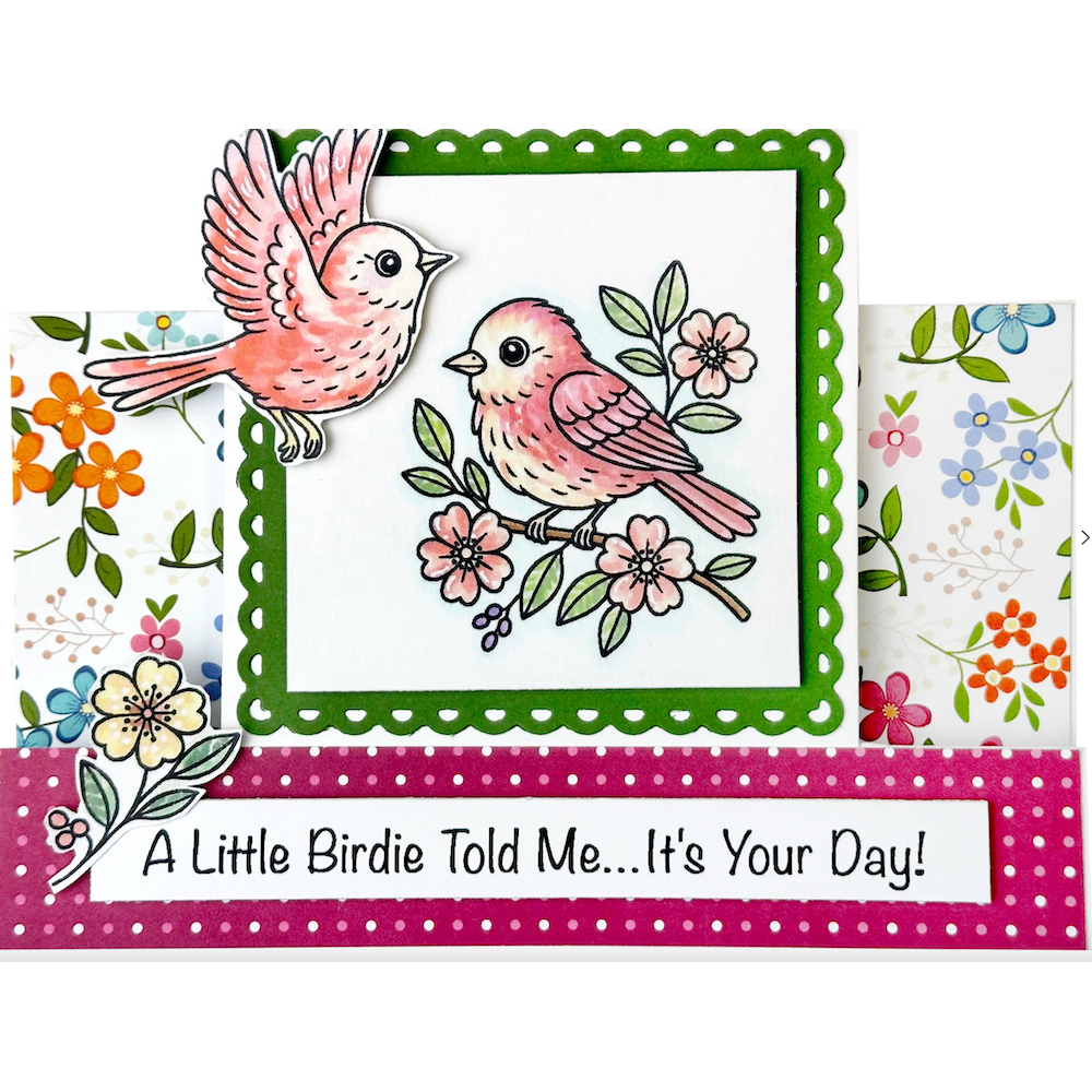 Dare 2B Artzy Spread Your Wings Stamps and Dies Bundle