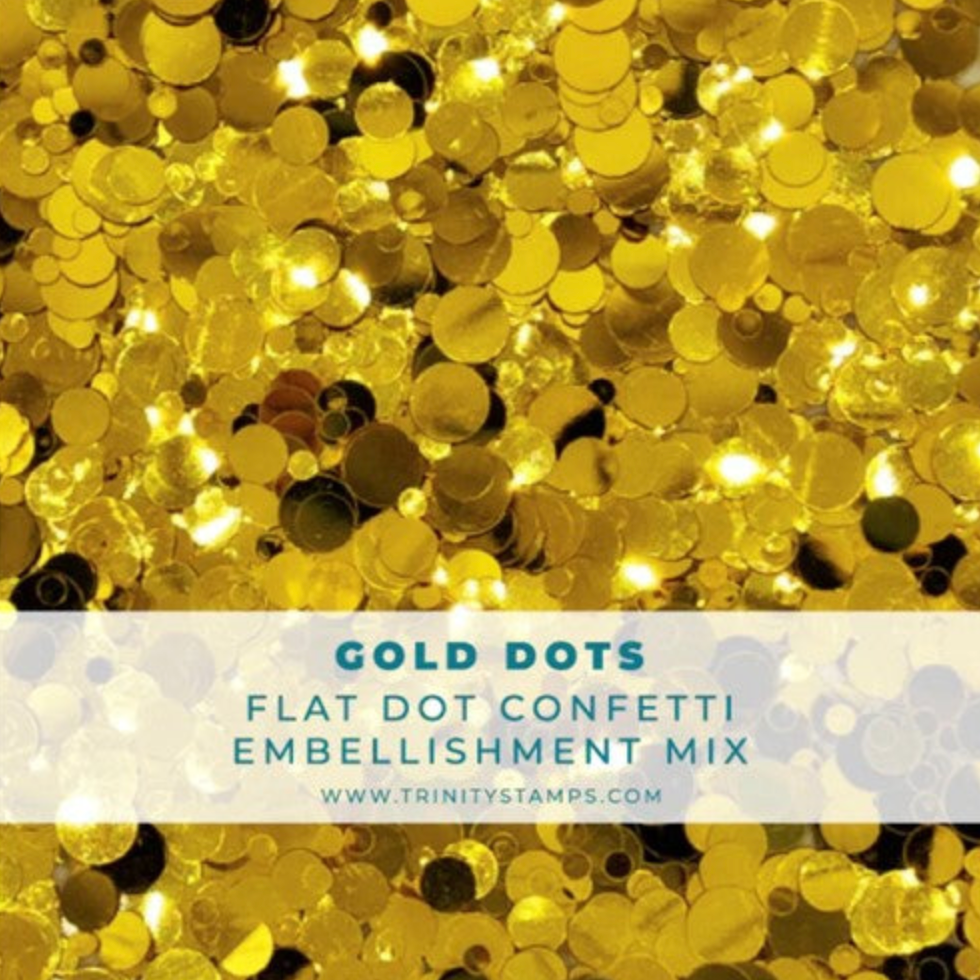 Trinity Stamps Dots Confetti Embellishments Bundle