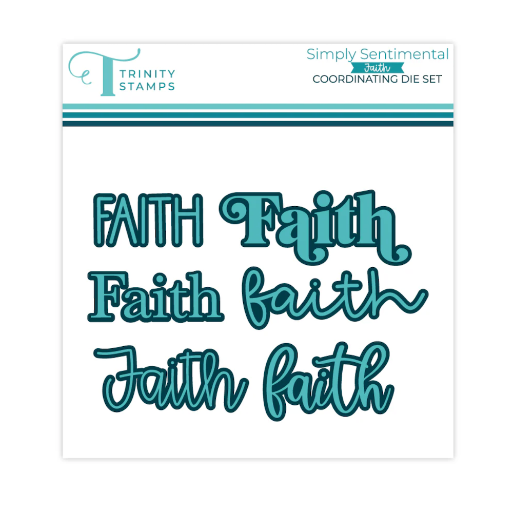 Trinity Stamps Simply Sentimental Faith Die Set 260207-tcd