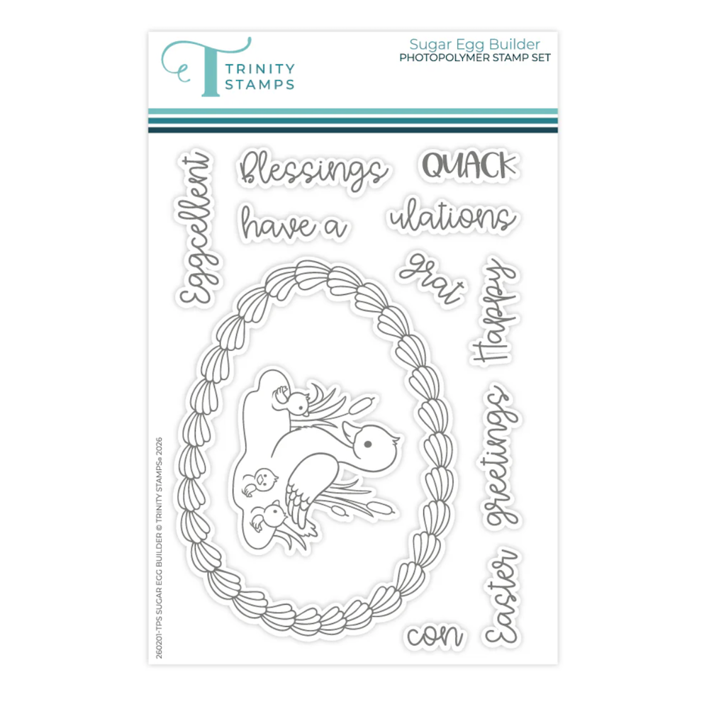 Trinity Stamps Sugar Egg Builder Stamps and Dies Bundle
