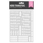 Hero Arts Must Have Messages Rub-On Transfers rt148