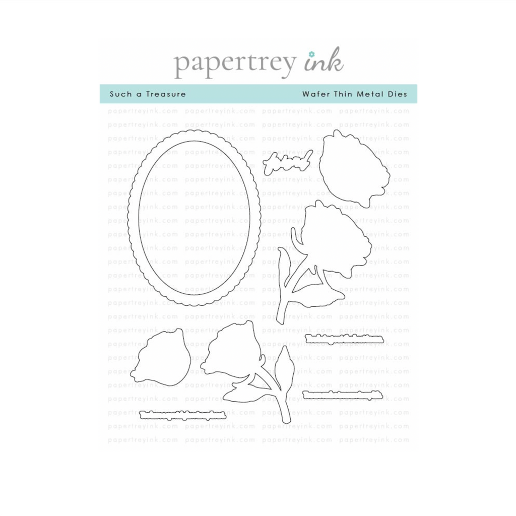 Papertrey Ink Such a Treasure Clear Stamp and Die Set