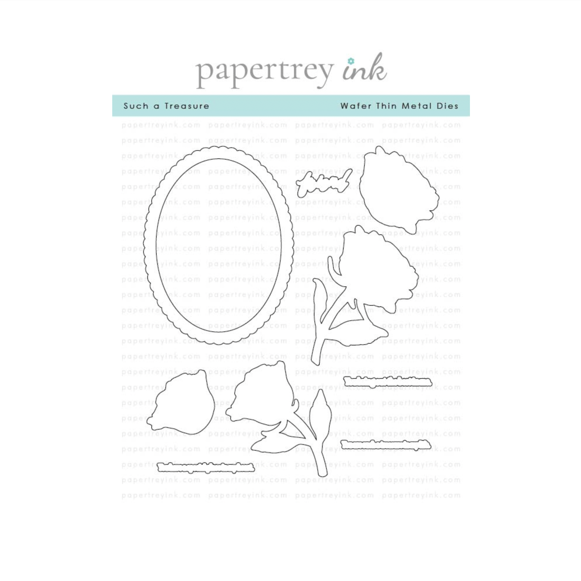Papertrey Ink Such a Treasure Clear Stamp and Die Set