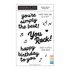 Concord & 9th Retro Radio Stamps and Dies Bundle