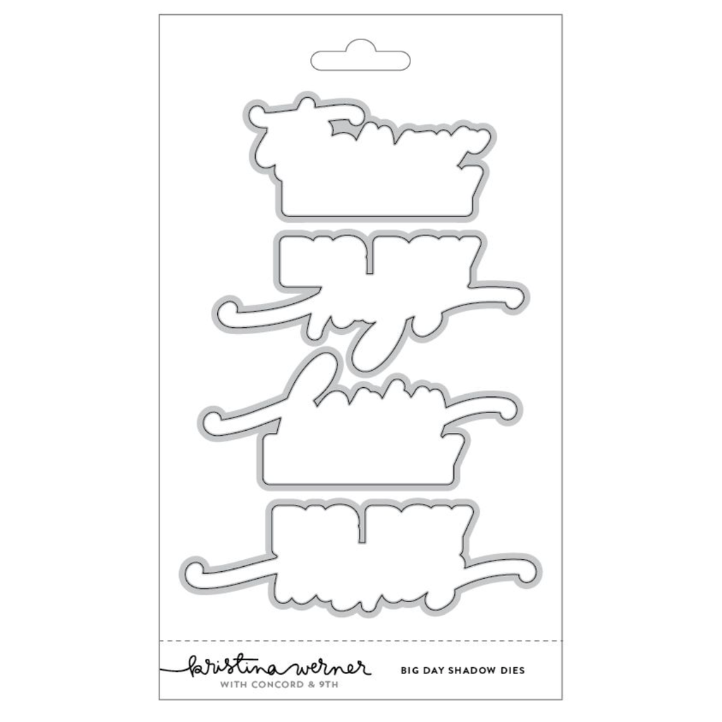 Concord & 9th Kristina Werner Big Day Stamps Dies and Stencils Bundle