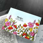 Concord & 9th Kristina Werner Flower Field Stamps Dies and Stencils Bundle