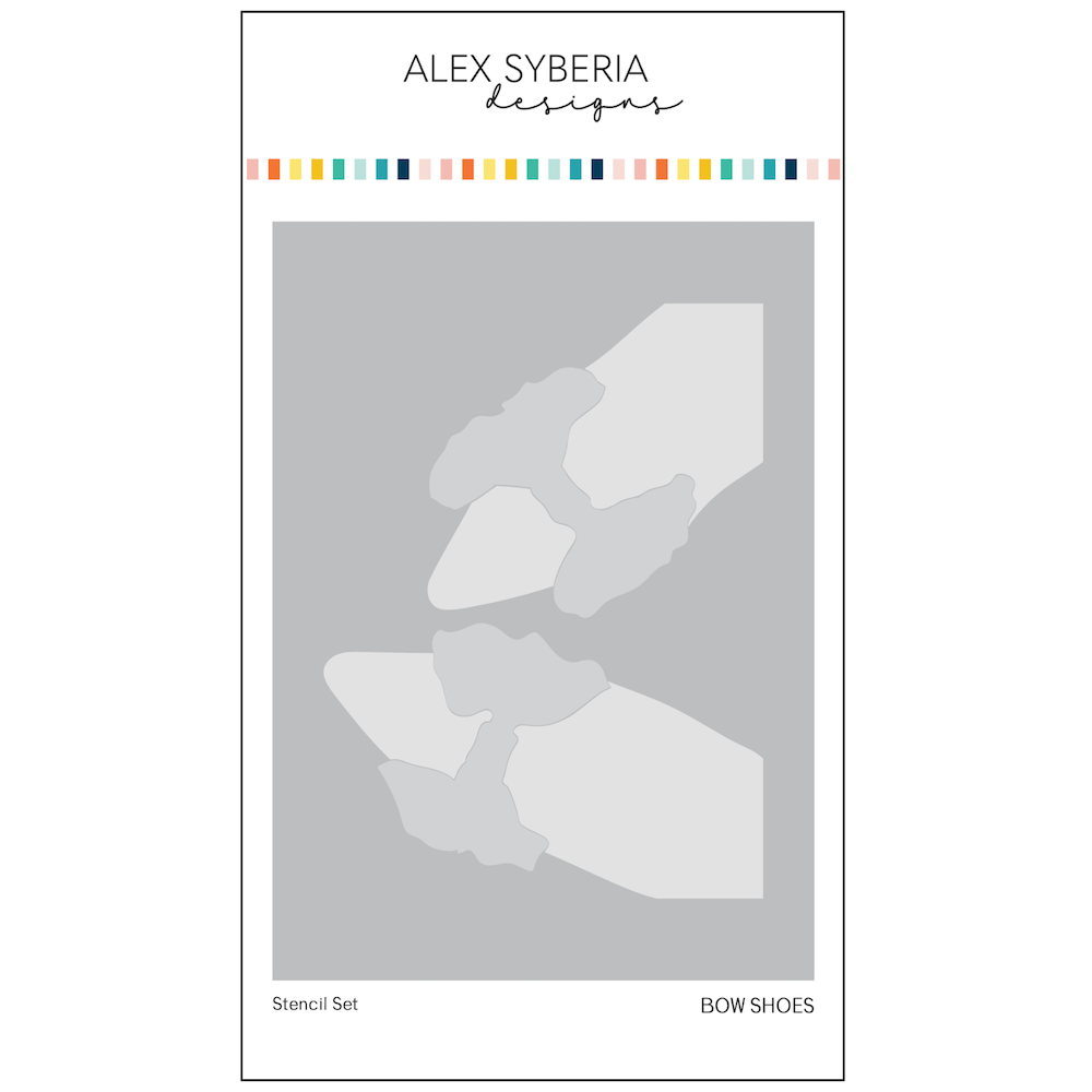 Alex Syberia Designs Bow Shoes Press Plate and Stencils Bundle