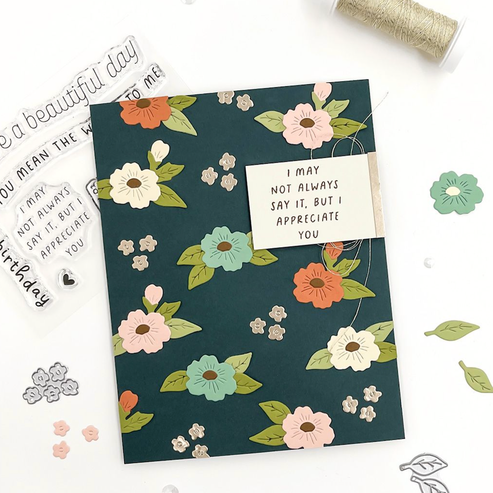Concord & 9th Briar & Blooms Stamps and Dies Bundle
