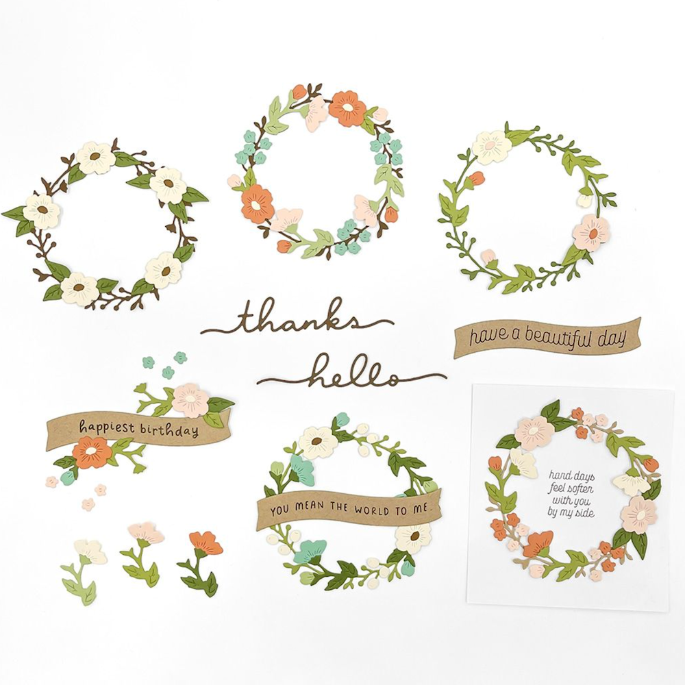 Concord & 9th Briar & Blooms Stamps and Dies Bundle