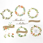 Concord & 9th Briar & Blooms Stamps and Dies Bundle