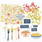 Concord & 9th Lotsa Pasta Turnabout™ Stamp Set 12823