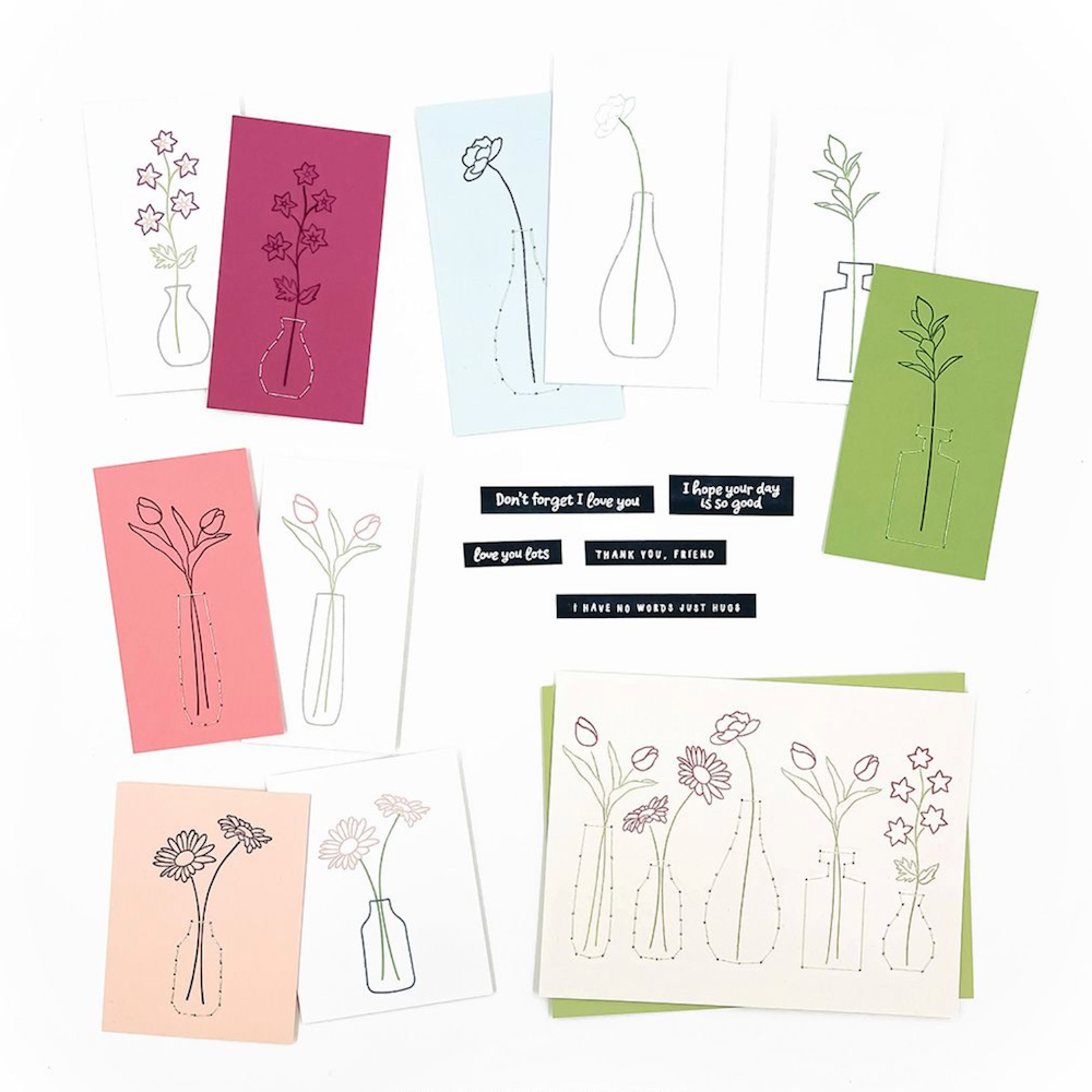 Concord & 9th Simple Stems Stamps and Dies Bundle