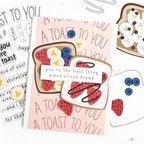 Concord & 9th Toast Time Stamps and Dies Bundle