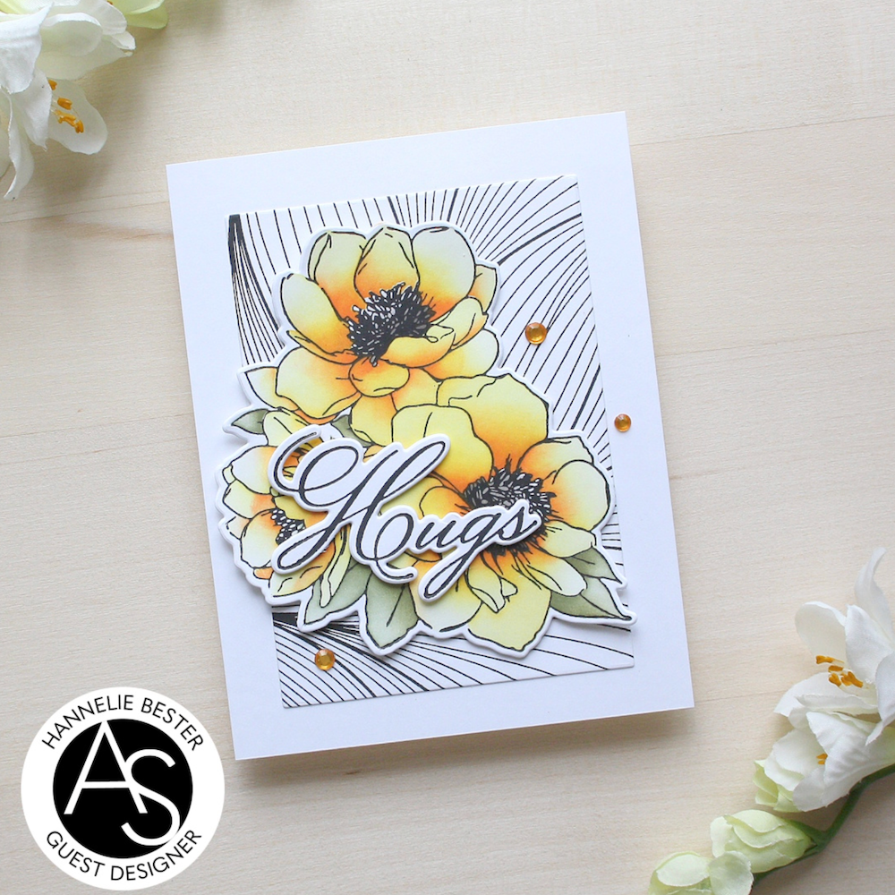 Alex Syberia Designs Hugs in Bloom Press Plate Die and Stencils Bundle