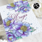 Alex Syberia Designs Hugs in Bloom Press Plate Die and Stencils Bundle