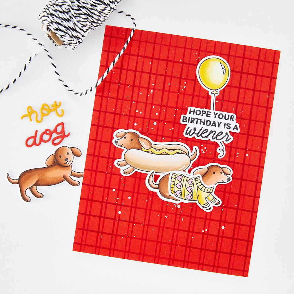 Hero Arts Hot Dog Clear Stamp Set cm857