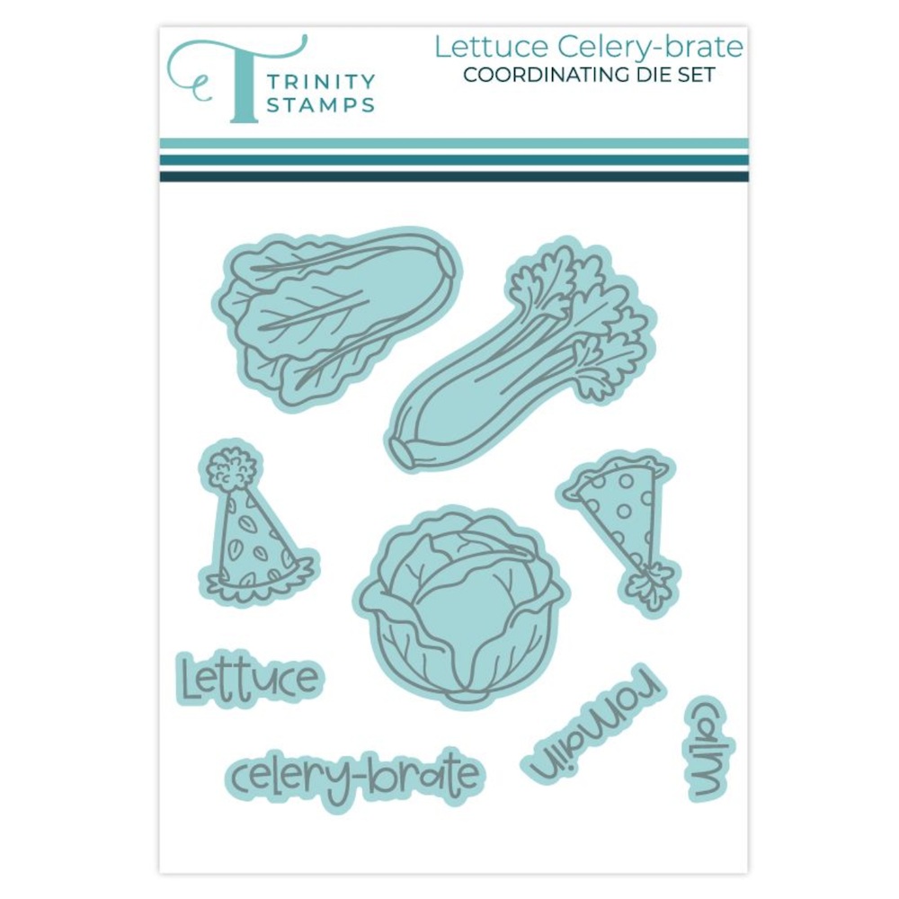 Trinity Stamps Lettuce Celery-brate Stamps and Dies Bundle