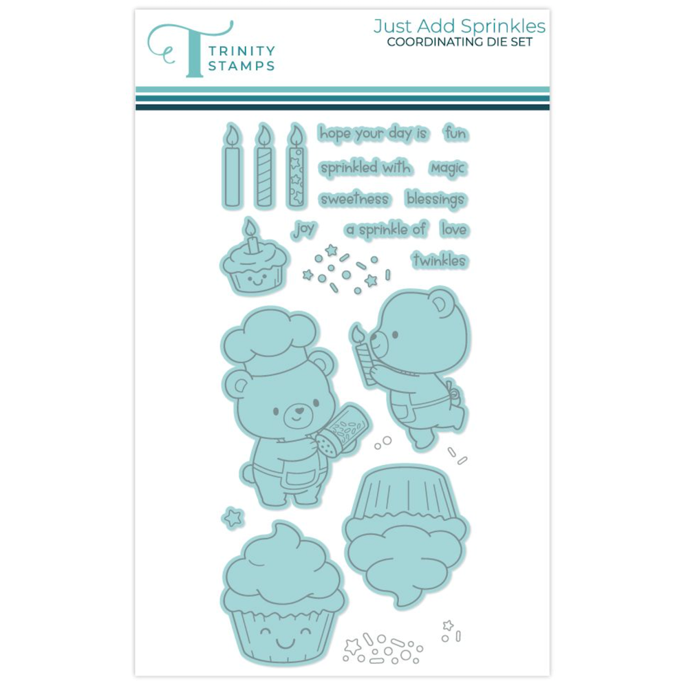 Trinity Stamps Just Add Sprinkles Stamps and Dies Bundle