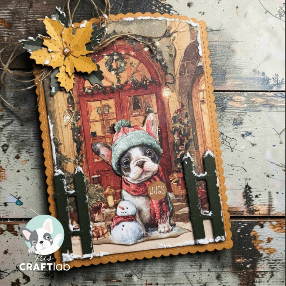 Studio Light Classic Christmas Collage 8x8 Paper Pad Essentials ccl-es-cpp498