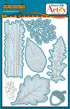 Dare 2B Artzy Earthy Impressions Stamps and Dies Bundle