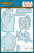 Dare 2B Artzy Renew & Flourish Stamps and Dies Bundle