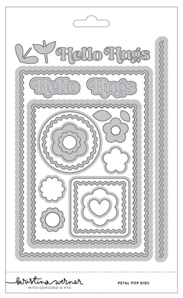 Concord & 9th Kristina Werner Petal Pop Stamps Dies and Stencils Bundle