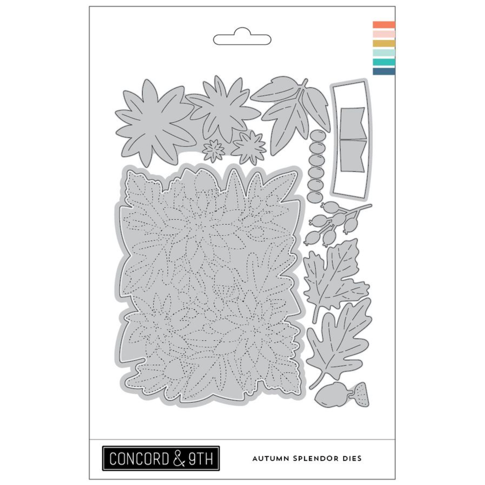 Concord & 9th Autumn Splendor Stamps and Dies Bundle