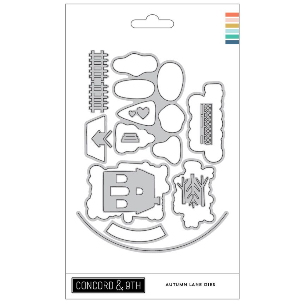 Concord & 9th Autumn Lane Stamps and Dies Bundle