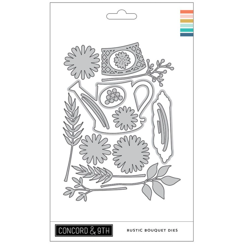 Concord & 9th Rustic Bouquet Stamps and Dies Bundle