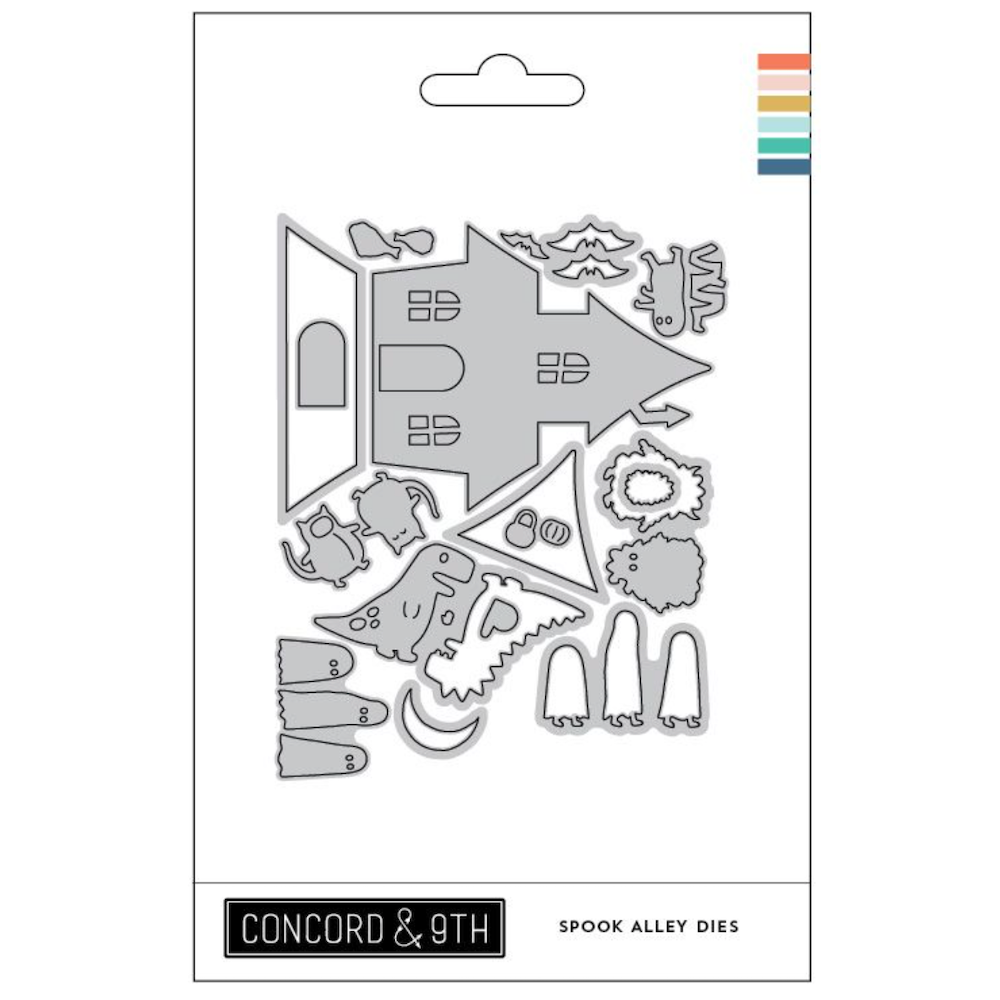 Concord & 9th Spook Alley Stamps and Dies Bundle