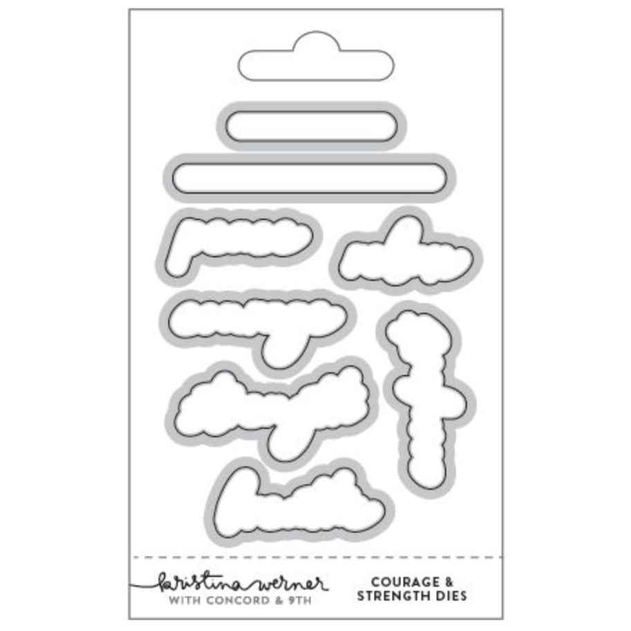Concord & 9th Kristina Werner Courage and Strength Stamps and Dies Bundle