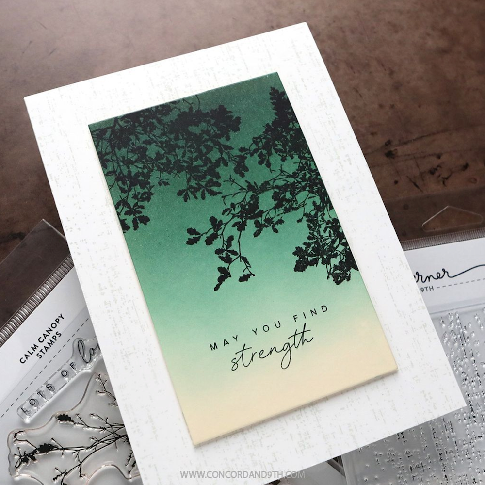 Concord & 9th Kristina Werner Courage and Strength Clear Stamp Set kw1333