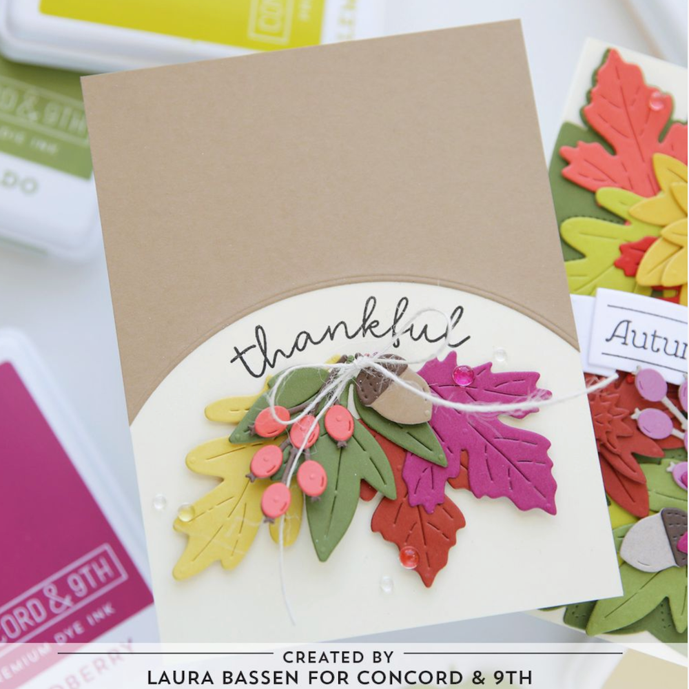 Concord & 9th Autumn Splendor Stamps and Dies Bundle