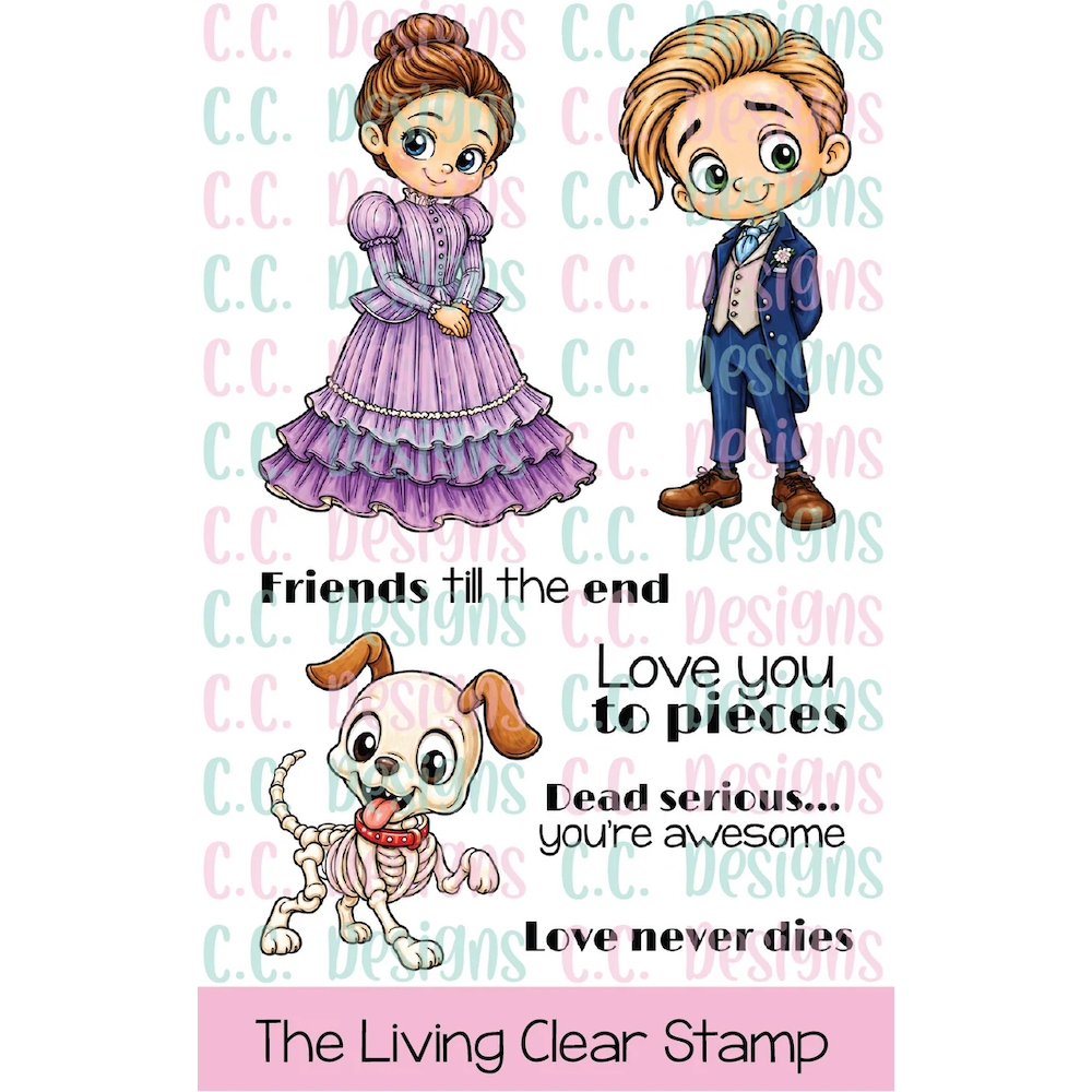 C.C. Designs The Living Clear Stamp Set ccd-0434