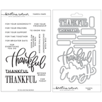 Concord & 9th Kristina Werner Thankful Stamps and Dies Bundle