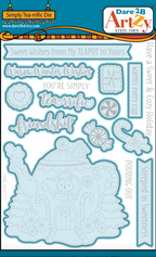 Dare 2B Artzy Simply Tea-rrific Stamps and Dies Bundle