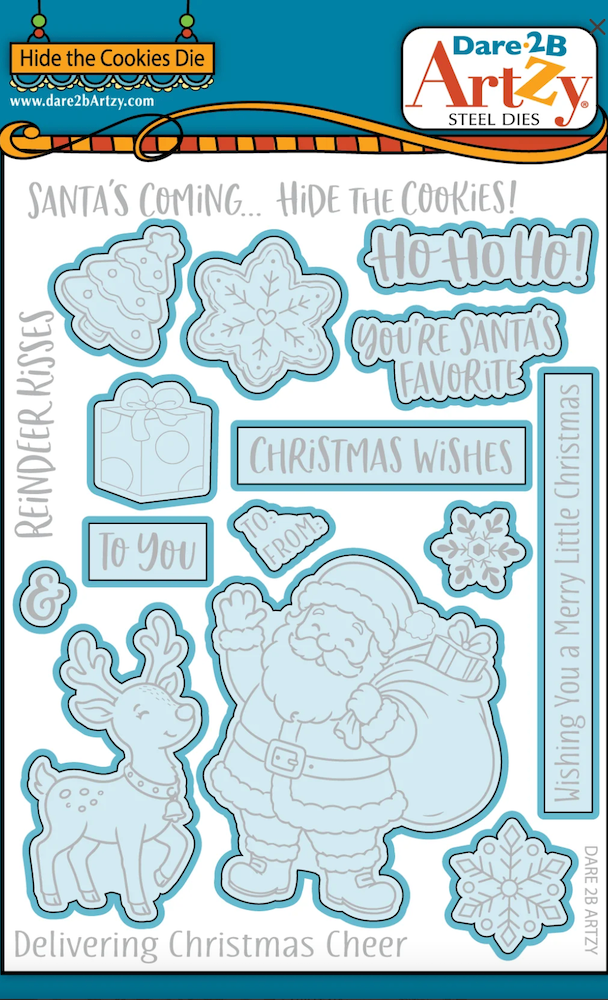 Dare 2B Artzy Hide the Cookies Stamps and Dies Bundle
