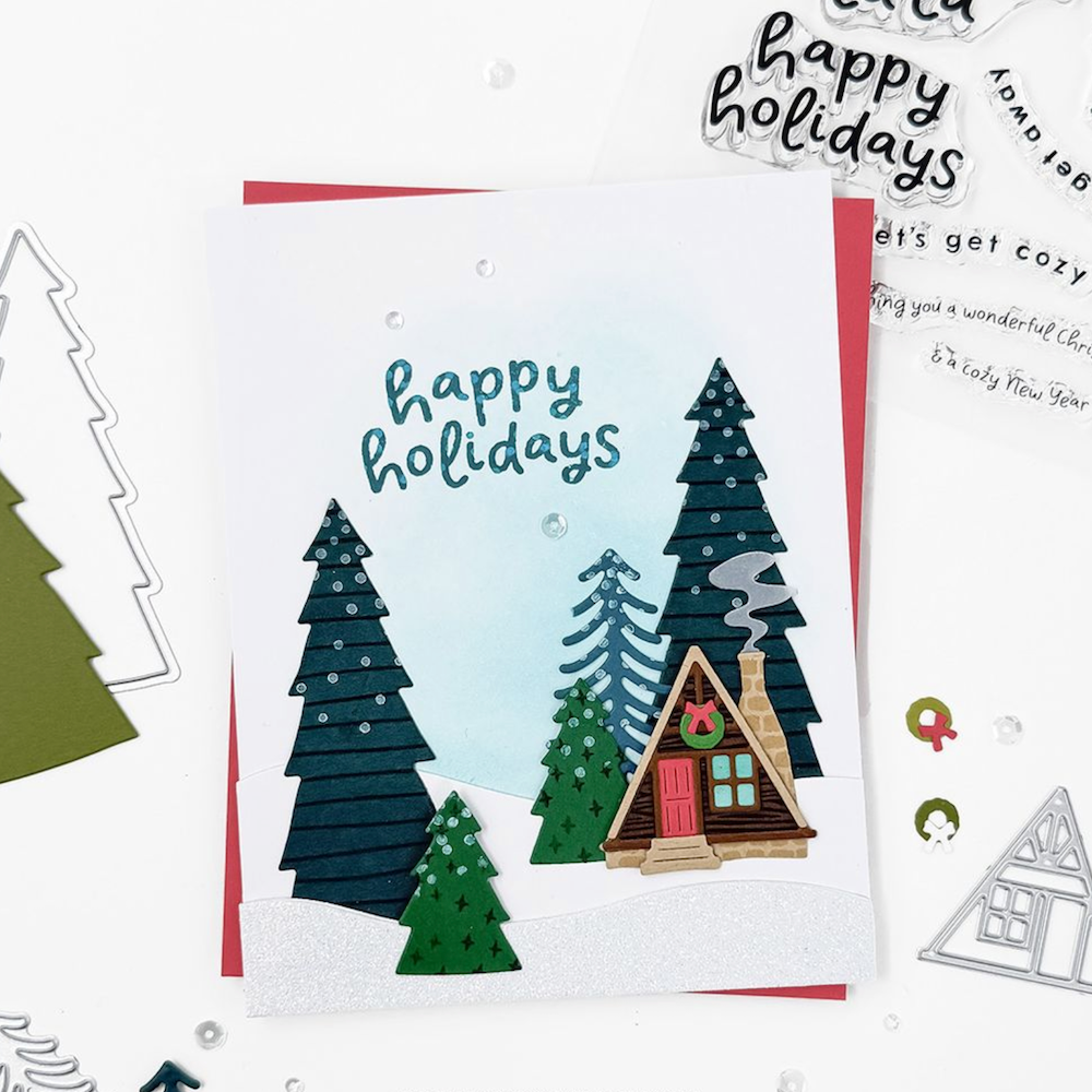 Concord & 9th Into the Woods Stamps and Dies Bundle