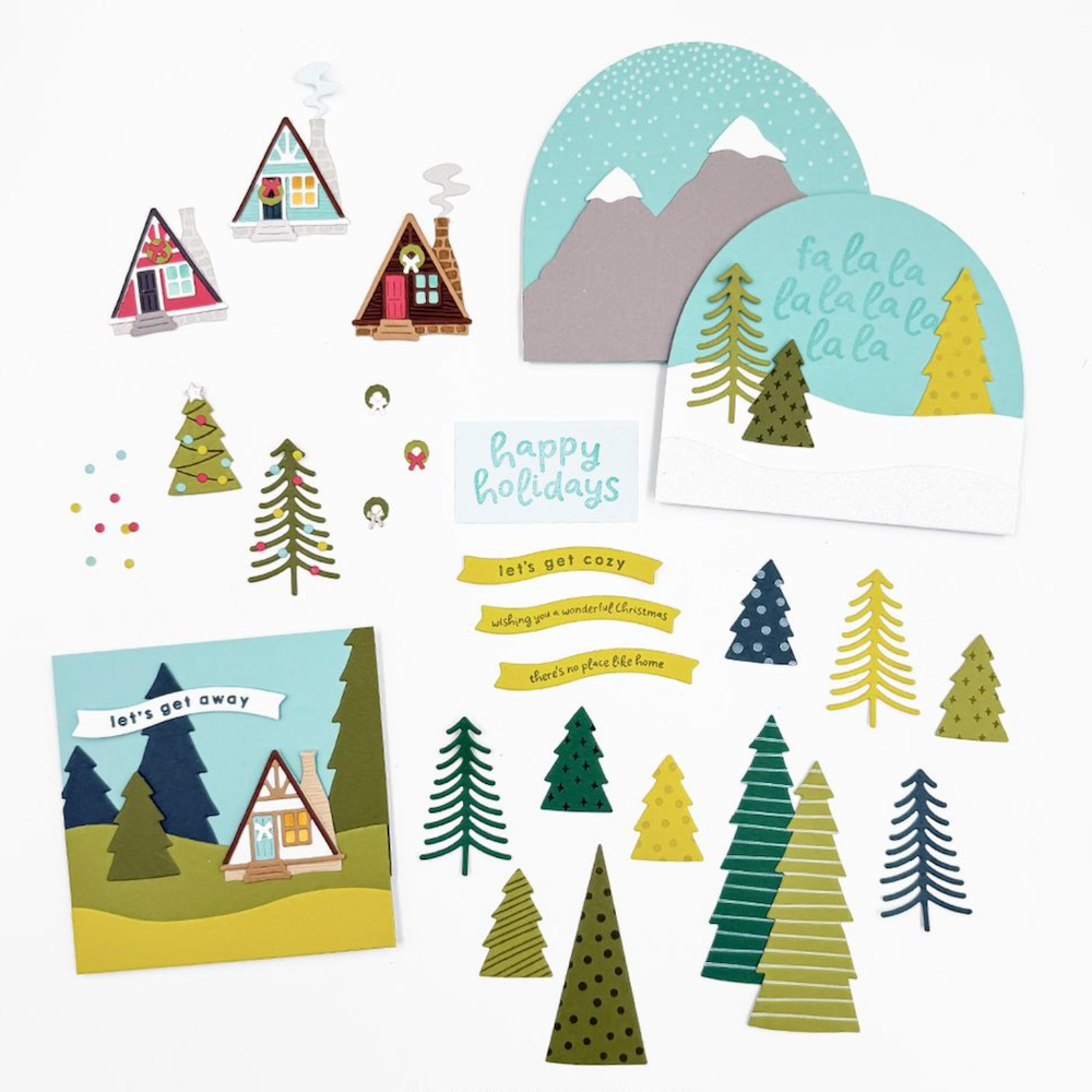 Concord & 9th Into the Woods Stamps and Dies Bundle